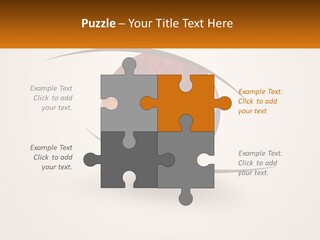 A Colorful Eye With A White Background PowerPoint Template