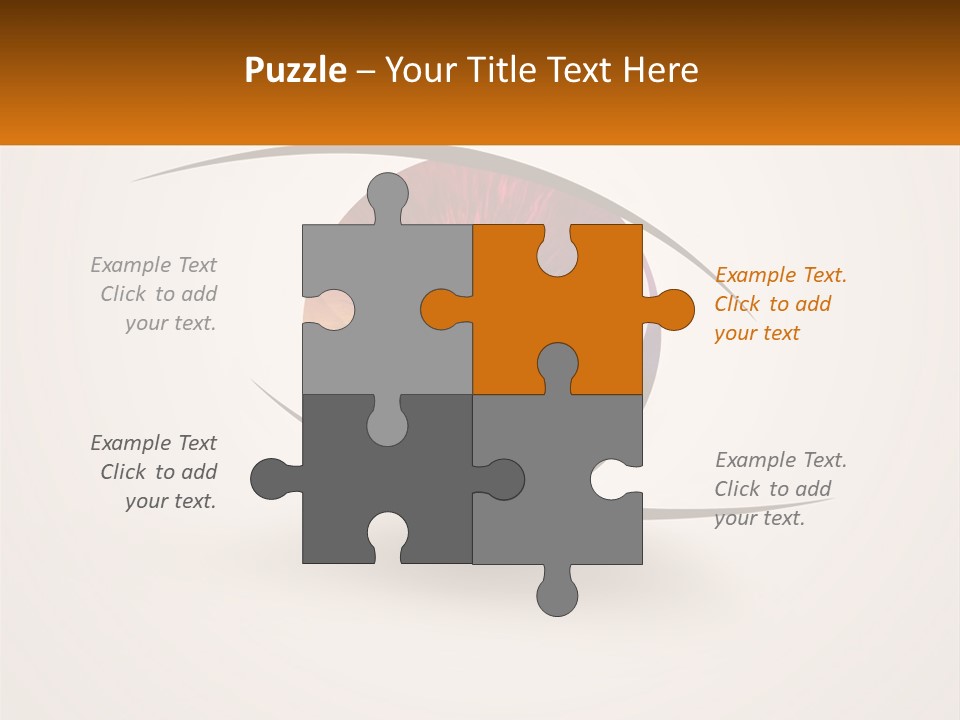 A Colorful Eye With A White Background PowerPoint Template