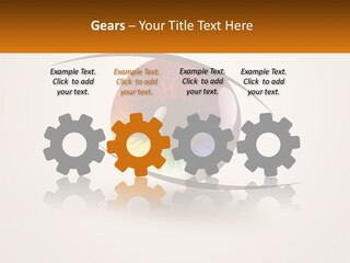 A Colorful Eye With A White Background PowerPoint Template