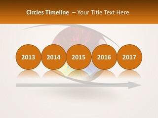 A Colorful Eye With A White Background PowerPoint Template