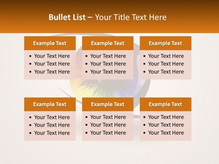 A Colorful Eye With A White Background PowerPoint Template