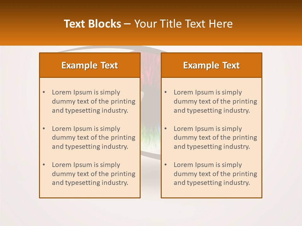 A Colorful Eye With A White Background PowerPoint Template