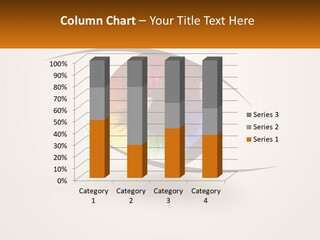 A Colorful Eye With A White Background PowerPoint Template