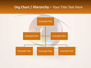 A Colorful Eye With A White Background PowerPoint Template