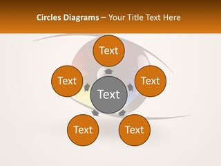 A Colorful Eye With A White Background PowerPoint Template