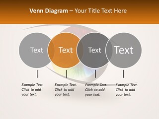 A Colorful Eye With A White Background PowerPoint Template