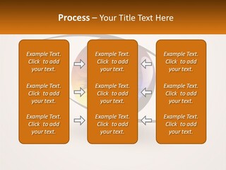A Colorful Eye With A White Background PowerPoint Template