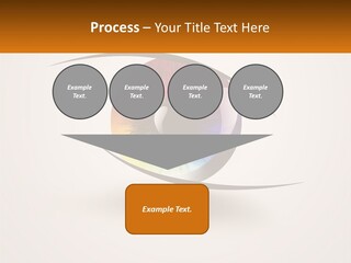 A Colorful Eye With A White Background PowerPoint Template
