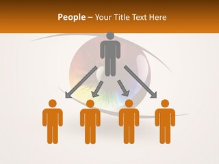 A Colorful Eye With A White Background PowerPoint Template