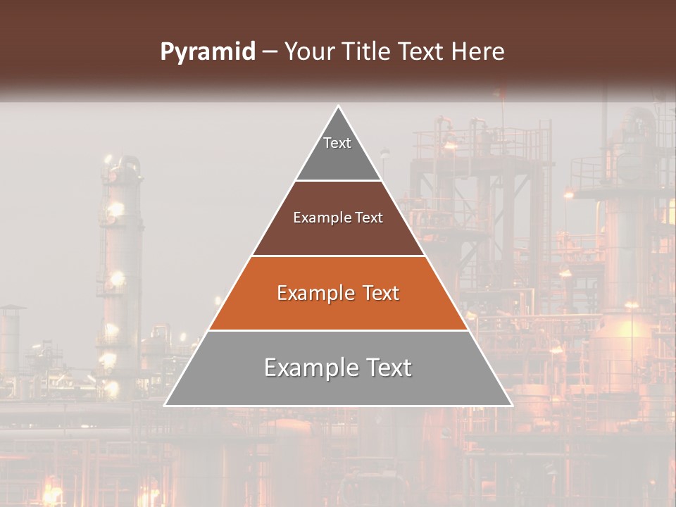 A Power Plant With A Sky Background PowerPoint Template