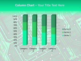 A Green Circuit Board Powerpoint Presentation PowerPoint Template