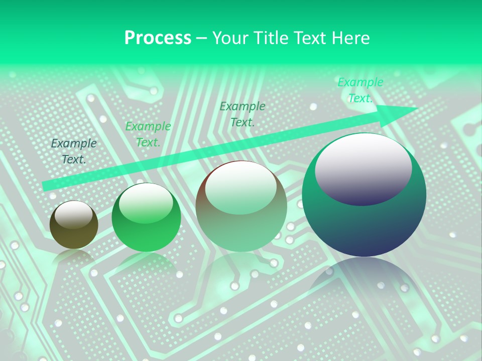 A Green Circuit Board Powerpoint Presentation PowerPoint Template