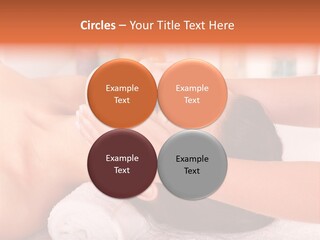 A Woman Getting A Facial Massage In A Spa PowerPoint Template