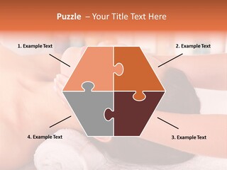 A Woman Getting A Facial Massage In A Spa PowerPoint Template
