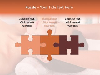 A Woman Getting A Facial Massage In A Spa PowerPoint Template