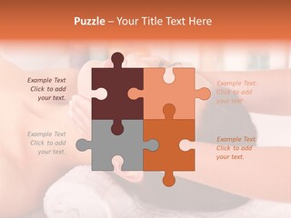 A Woman Getting A Facial Massage In A Spa PowerPoint Template