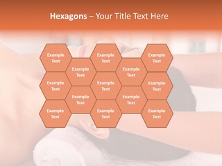 A Woman Getting A Facial Massage In A Spa PowerPoint Template