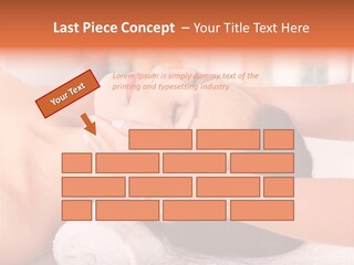 A Woman Getting A Facial Massage In A Spa PowerPoint Template
