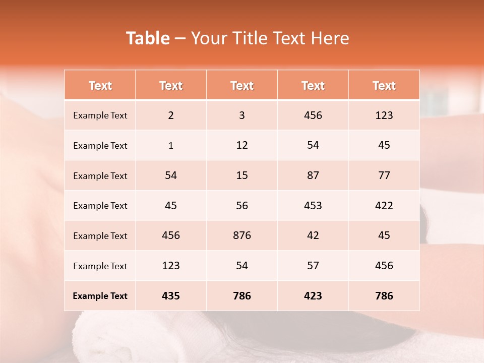 A Woman Getting A Facial Massage In A Spa PowerPoint Template