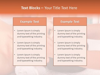 A Woman Getting A Facial Massage In A Spa PowerPoint Template