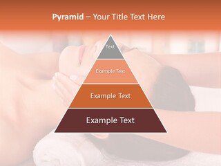 A Woman Getting A Facial Massage In A Spa PowerPoint Template