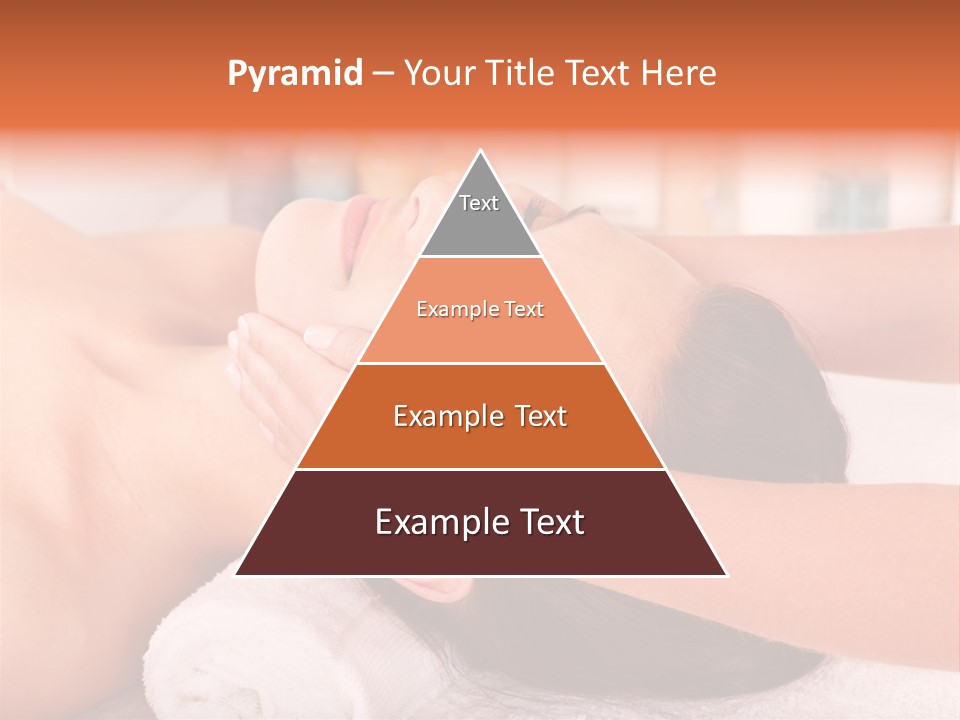 A Woman Getting A Facial Massage In A Spa PowerPoint Template