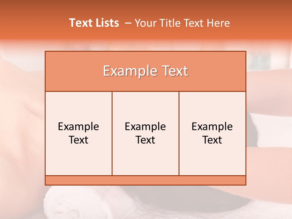 A Woman Getting A Facial Massage In A Spa PowerPoint Template