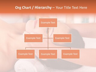 A Woman Getting A Facial Massage In A Spa PowerPoint Template