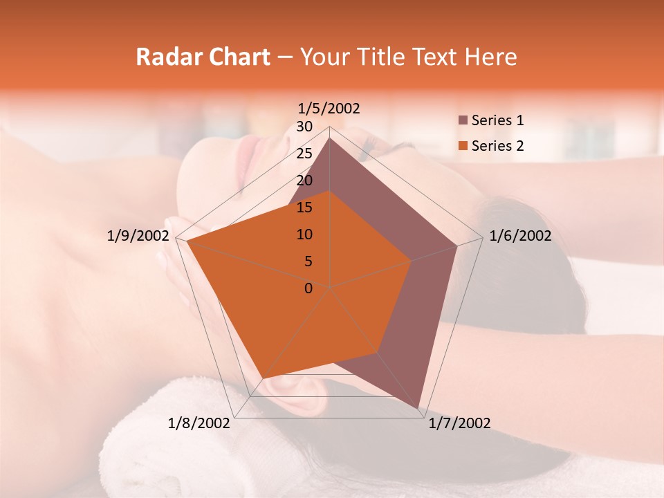 A Woman Getting A Facial Massage In A Spa PowerPoint Template