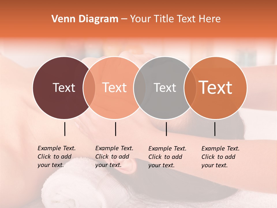 A Woman Getting A Facial Massage In A Spa PowerPoint Template