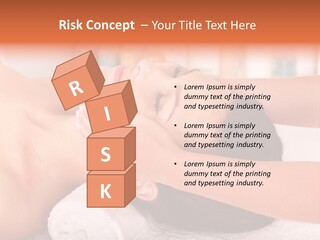 A Woman Getting A Facial Massage In A Spa PowerPoint Template