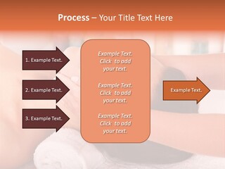 A Woman Getting A Facial Massage In A Spa PowerPoint Template