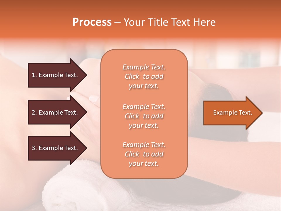 A Woman Getting A Facial Massage In A Spa PowerPoint Template