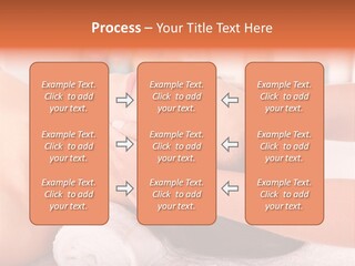 A Woman Getting A Facial Massage In A Spa PowerPoint Template