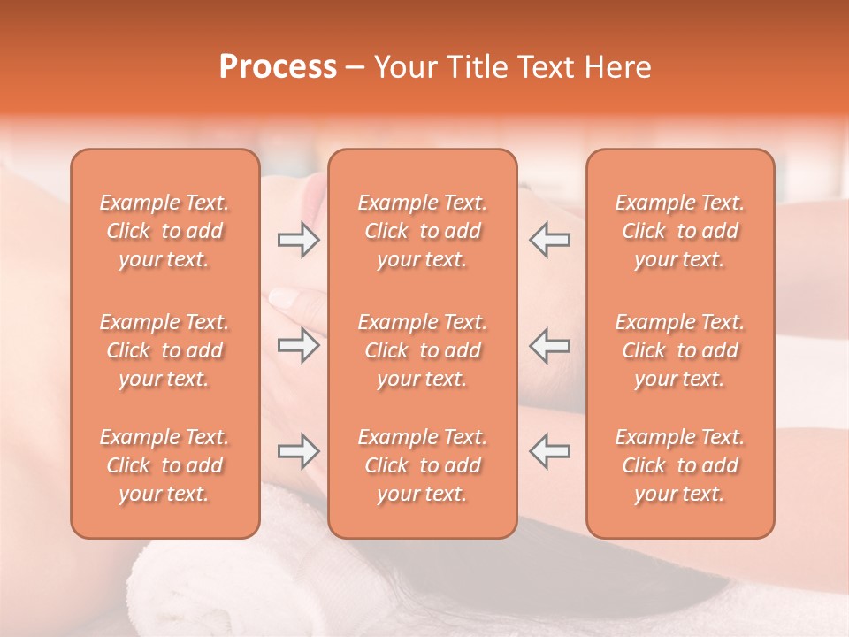 A Woman Getting A Facial Massage In A Spa PowerPoint Template
