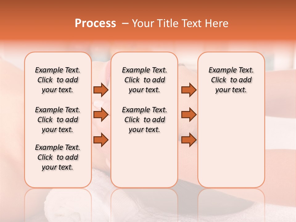 A Woman Getting A Facial Massage In A Spa PowerPoint Template