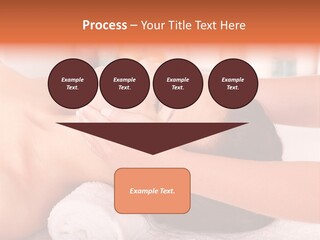 A Woman Getting A Facial Massage In A Spa PowerPoint Template