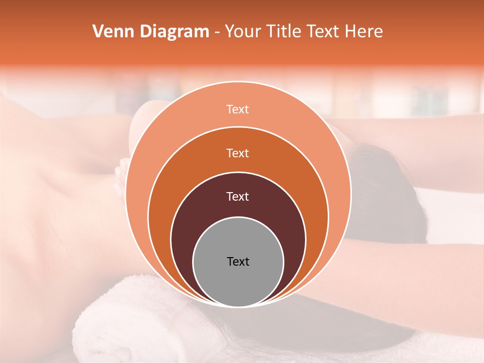 A Woman Getting A Facial Massage In A Spa PowerPoint Template