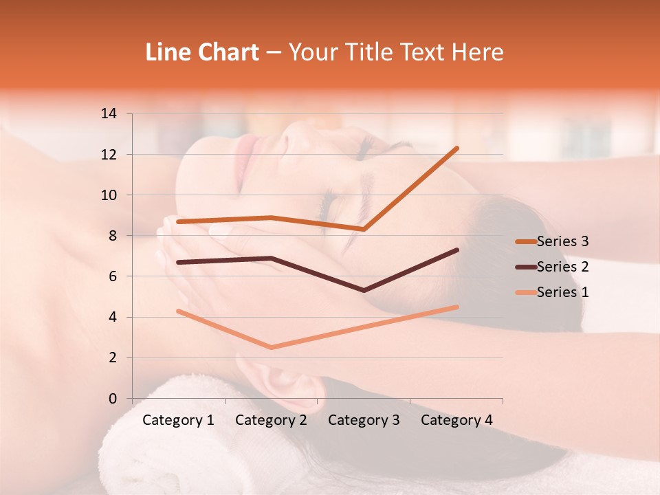 A Woman Getting A Facial Massage In A Spa PowerPoint Template