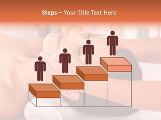 A Woman Getting A Facial Massage In A Spa PowerPoint Template