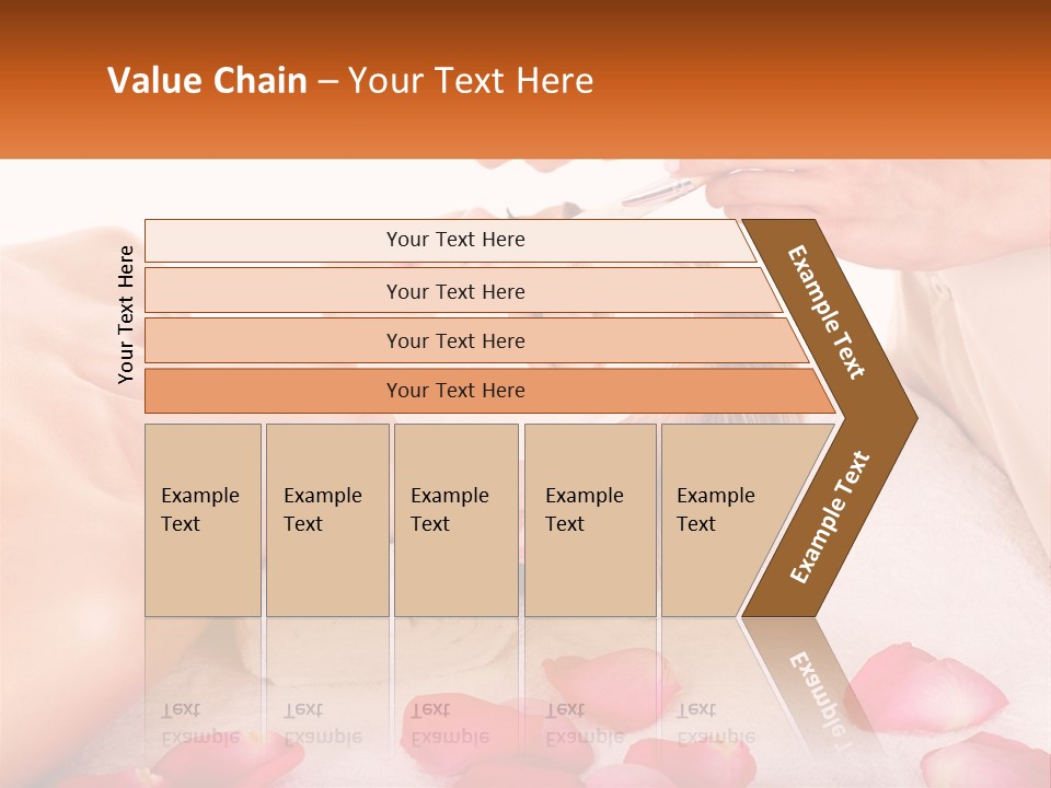 A Woman Getting A Facial Mask On Her Face PowerPoint Template