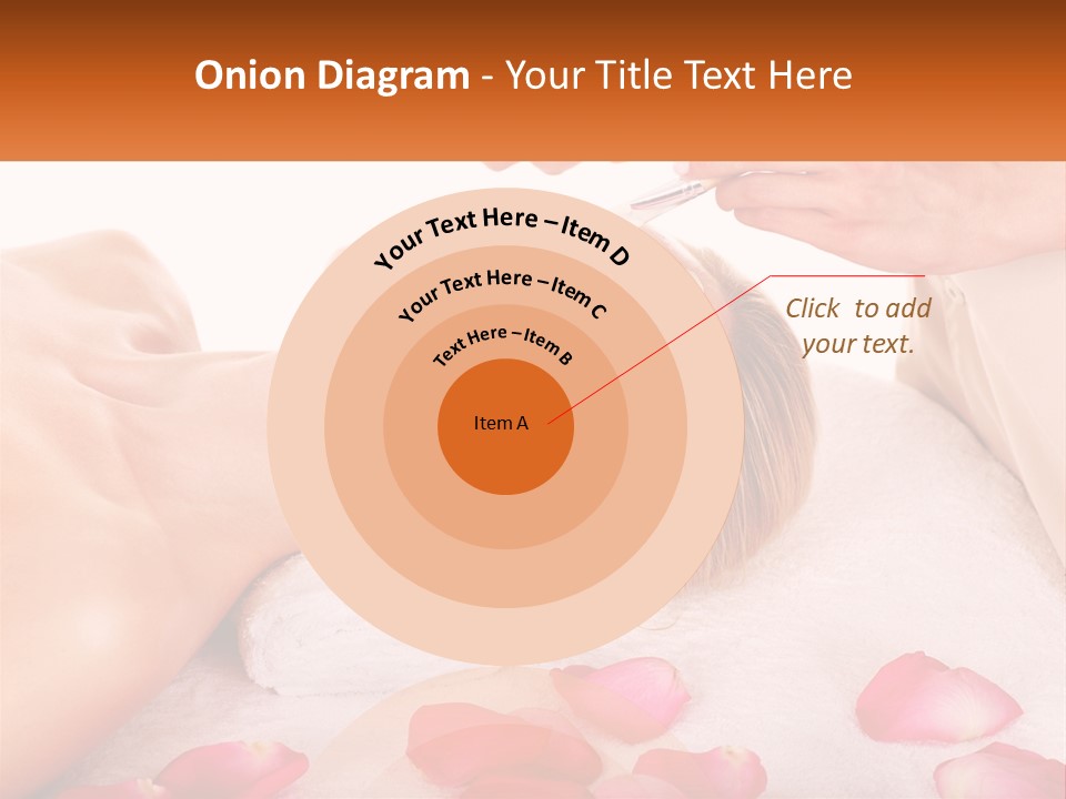 A Woman Getting A Facial Mask On Her Face PowerPoint Template