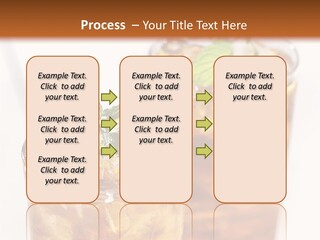 Two Glasses Of Ice Tea With Mint On A Table PowerPoint Template
