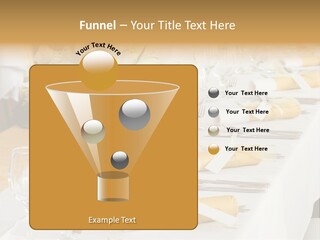 A Table Set Up For A Formal Event PowerPoint Template