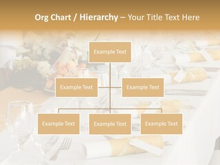 A Table Set Up For A Formal Event PowerPoint Template