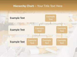 A Table Set Up For A Formal Event PowerPoint Template