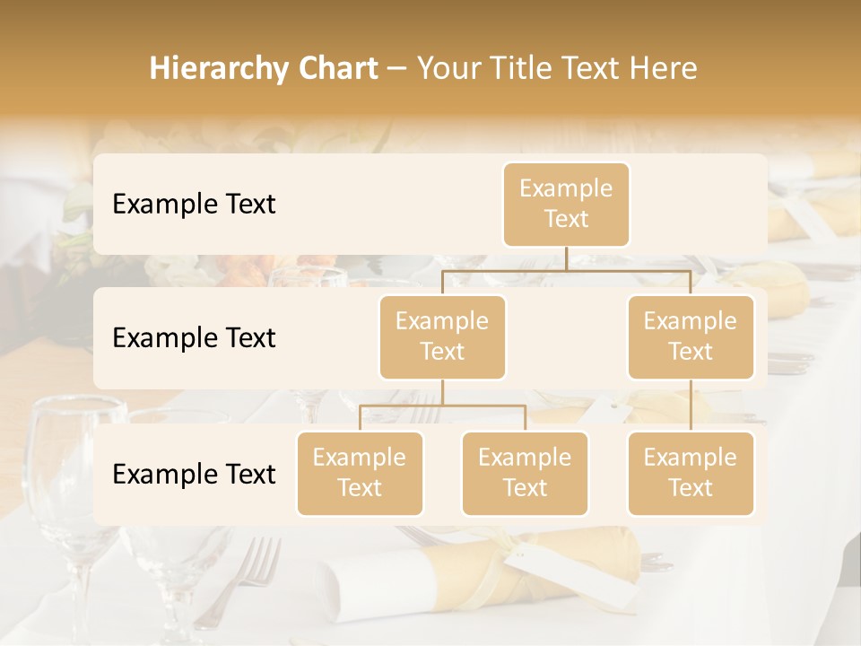 A Table Set Up For A Formal Event PowerPoint Template