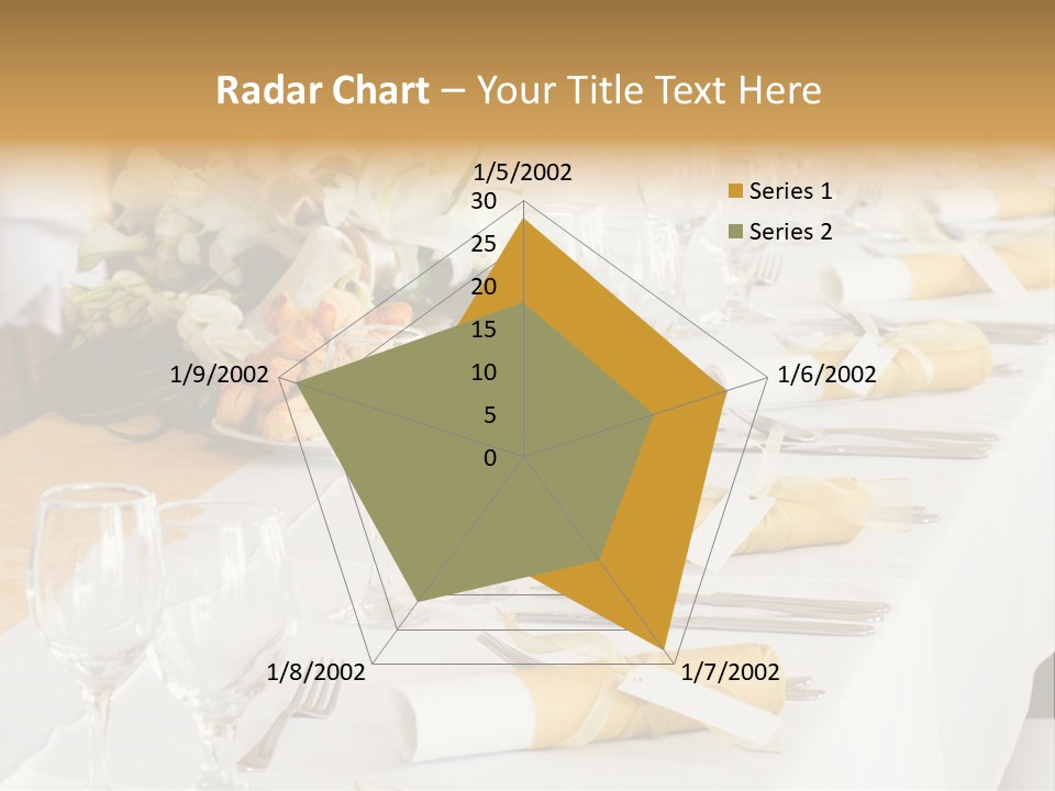 A Table Set Up For A Formal Event PowerPoint Template