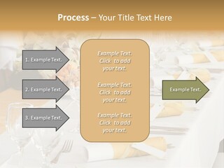 A Table Set Up For A Formal Event PowerPoint Template