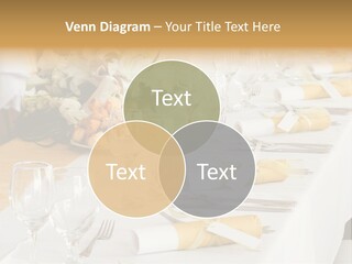 A Table Set Up For A Formal Event PowerPoint Template